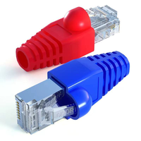 RJ45 Modularstecker-Schutzhüllen CAT5E/CAT6/CAT6A/CAT7 Ethernet Modulare Kunststoffhüllen RJ45 Steckerschutz Gummischutz