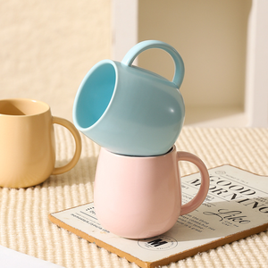 Taza de Cerámica Estilo Europeo y Americano, Serie de Colores Morandi, para el Desayuno en Casa, Directo de Fábrica en China, para Regalos Empresariales - Product Image 5