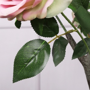 Qihao, nouvelle plante en pot de rose, bonsaï, rose en soie rose, arbre à fleurs pour les salons, les bureaux à domicile, le jardin - Product Image 5
