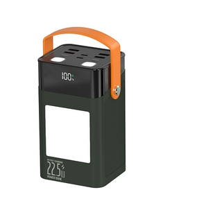 แบตสำรองอเนกประสงค์ความจุสูงสำหรับใช้งานกลางแจ้ง Li-Polymer 80000mah รองรับ PD 22.5W ชาร์จเร็ว สายในตัว 4 ช่อง USB Type-C พร้อมไฟ LED - Product Image 1