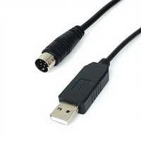 Cable Adaptador USB a Mini Din Serial con Chipset FT232RL, Conector Macho de 8 Pines, Cable de Interfaz de Audio CT-62 CAT para Radio Yaesu