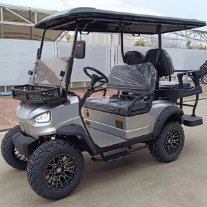 Carrito de Golf Chino Modelo 2023 con Tracción en las 4 Ruedas, 4 Asientos Acolchados y Altavoz - Product Image 4