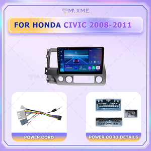 Marco de navegación estéreo para coche al por mayor para HONDA CIVIC 2008-2011 hierro gris 10 pulgadas coche <span class=keywords><strong>Android</strong></span> fábrica en China MARCO DE PANTALLA DE Radio - Product Image 3