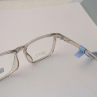 Lunettes de vue dégradées TR90 18306 CBF transparentes grises claires multicolores légères et résistantes pour la lecture décontractée à monture complète