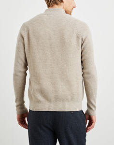 TIXOM-<span class=keywords><strong>Jersey</strong></span> <span class=keywords><strong>de</strong></span> punto <span class=keywords><strong>de</strong></span> <span class=keywords><strong>cuello</strong></span> alto con cremallera para <span class=keywords><strong>hombre</strong></span>, suéteres <span class=keywords><strong>de</strong></span> algodón a la moda para la temporada <span class=keywords><strong>de</strong></span> otoño, logotipo frontal - Product Image 5