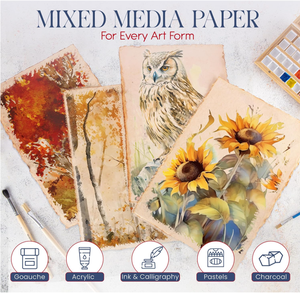 Papel artesanal biodegradable hecho a mano de 4x6 pulgadas 300 GSM con borde cubierto revestimiento de PE áspero/texturizado para invitaciones de boda - Product Image 6