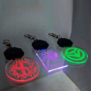 Llavero Acrílico RGB con Logotipo Personalizado, 15 Colores Cambiables, Llavero Luminoso Ecológico, Regalo Personalizado - Product Image 6