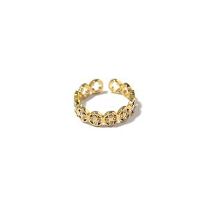 Fashion <b>Rings</b> PVD Gold Plated 316L Stainless Steel Sustainable Resistant Jewelry - Product Image 1
