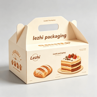 Boîtes à gâteaux miniatures personnalisées imprimées, boîtes à biscuits de qualité alimentaire pour emballages à emporter, emballages pour bonbons, emballages alimentaires