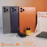 Tablette PC Ordinateur 17pro Max d'usine OEM, écran tactile de 10,1 pouces, pour les affaires, avec clavier, Android 10.0, tablette portable orange