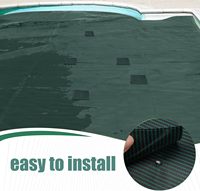 Kit de réparation de couverture de piscine auto-adhésif pour couvertures de piscine enterrées