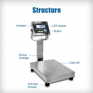 אלקטרוני נירוסטה במשקל עם עמיד למים מחוון עם מדפסת - Product Image 4