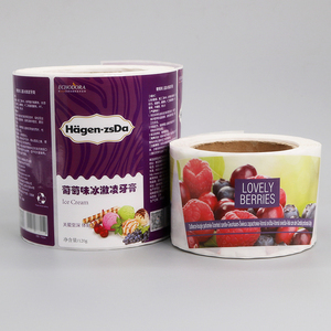 Hojas de etiquetas autoadhesivas impermeables personalizadas para embalaje de alimentos Paquete de cajas de cartón - Product Image 5