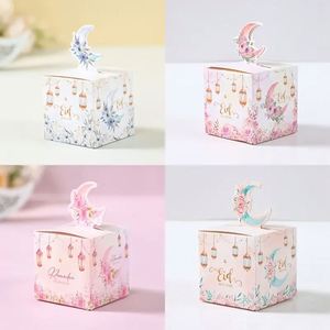 Islamic <b>Muslim</b> Party Decor Ramadan Box <b>Gift</b> Bag Decoration 24Pcs Eid Mubarak Cake Biscuit Candy Boxes - Product Image 2