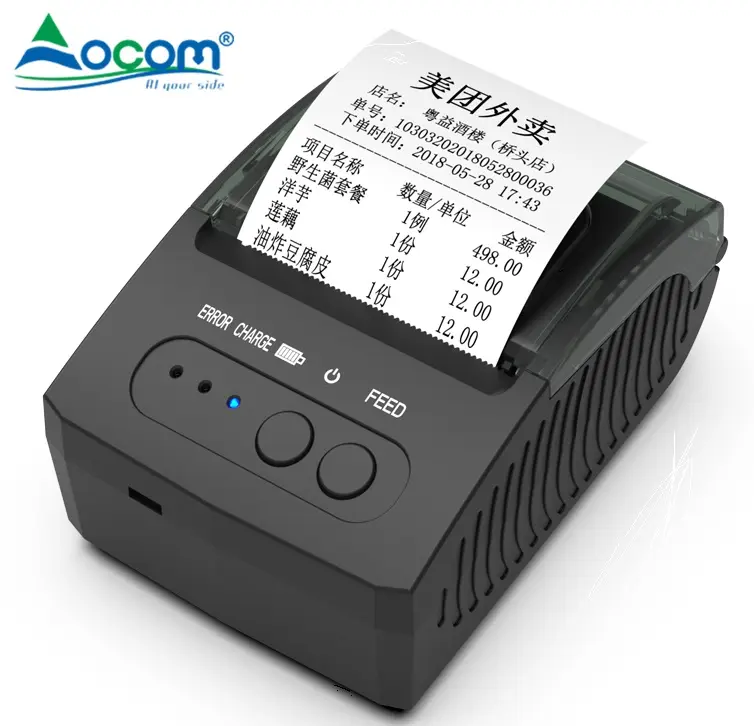 Shenzhen Murah ESC/POS Perintah 58Mm Genggam Portabel Mobile Thermal Penerimaan Mini Pad Printer