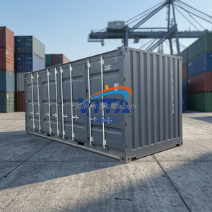 Vita 20GP Dry Shipping <b>Container</b> with Full Side Door Access White Color ISO9001 Certified Made of Corten Steel - Product Image 1