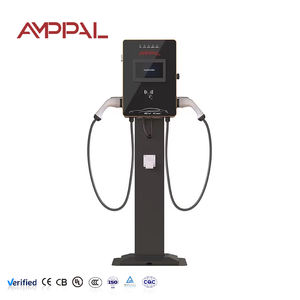 Station de <span class=keywords><strong>recharge</strong></span> électrique commerciale intelligente AMPPAL 22KW 44KW nouvelle énergie Mode 3 Niveau 2 CE IP55 OCPP pour voitures électriques - Product Image 1