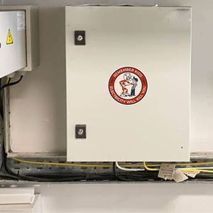 Advertencia de Peligro de Descarga Eléctrica, Recuerda que la Electricidad Puede Matar a los Niños, Adhesivo de PVC con Diseño de Kilovatio - Product Image 3