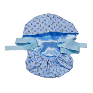 Bonnet de travail unisexe confortable à imprimé, doublé satin élastique, avec ruban en soie, pour infirmières et personnel chirurgical, style uniforme à aiguille - Product Image 2
