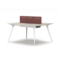 Meubles de bureau modernes, postes de travail en forme de L, cloisons de bureau, table ergonomique en bois avec armoire de rangement