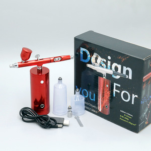 Pinceau à Air sans fil double Action pour le Nail Art, <span class=keywords><strong>manucure</strong></span>, Rechargeable, portable, 500 w, pour barbier, peinture, coloration des ongles - Product Image 6