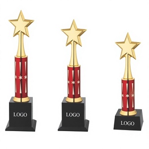 Trophée étoile professionnel avec base noire, trophée en métal de haute qualité pour le succès d'entreprise, les récompenses annuelles et les événements de reconnaissance. - Product Image 1