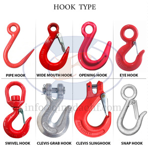 H & F Nâng Cẩu Móc Carbon Thép Hợp Kim Thép Mắt Móc Clevis Lấy Móc Xoay Móc Mở Lớn Loại Nâng Móc - Product Image 2