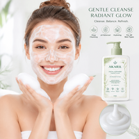 Akaril 300ml Nettoyant Visage Équilibrant le pH à l'Hyaluronate de Sodium, Asiaticoside, Aloe Vera et Extrait de Camomille – Soin Premium pour la Peau