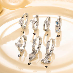 YW gros 18K plaqué or en acier inoxydable femme bijoux amour <span class=keywords><strong>cerf</strong></span>-<span class=keywords><strong>volant</strong></span> boucle d'oreille - Product Image 3