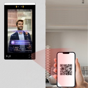 Terminal de reconnaissance faciale biométrique personnalisé 15,6 pouces avec NFC et code QR pour contrôle d'accès et gestion des présences OEM ODM Reset - Product Image 1