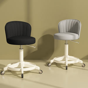 Taburete Especial para Salón de Belleza, Silla Elevadora con Ruedas para Peluquería, Manicura, Barbería y Hogar - Product Image 5