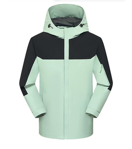Chaquetas de esquí impermeables OEM personalizadas para mujer, abrigos cálidos para la nieve de invierno, chaquetas a prueba de viento, impermeable con capucha de montaña para exteriores con bolsillos - Product Image 3