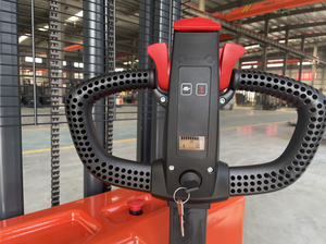 Apilador Eléctrico de Palés de 1.5 Toneladas, 1500 kg, 3-4 m, para Pasillos Estrechos, Carretilla Elevadora Manual Inteligente, Mini Grúa, Autocargable, para Almacén - Product Image 5