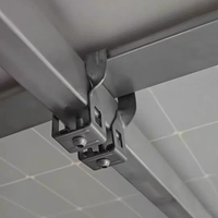 Crochets solaires robustes en acier zinc-aluminium-magnésium à griffes de tigre, clips de fixation PV anti-chute, kit de support solaire durable