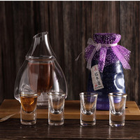 Ensemble de vin de luxe japonais élégant, carafe à vin chaud, verre à liqueur, chauffe-vin domestique, style Japandi, capacité de 150 ml, enroulement