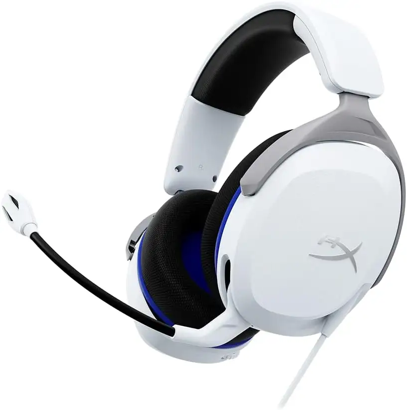 Hyper x Cloud Stinger 2ชุดหูฟังสำหรับเล่นเกมสำหรับ PS Xbox DTS หูฟังครอบหูเสียงพร้อมไมค์หมุนได้-ฟังก์ชันปิดเสียง