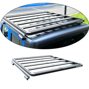 אביזרי 4X4 אוניברסלי גלדיאטור JT סגסוגת אלומיניום מנשא מסילת גג סל מתלי גג לרכב לג'יפ - Product Image 3