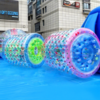 Balle de marche aquatique gonflable épaissie en PVC, transparente, diamètre 2m, modèle Guangzhou HJY052002