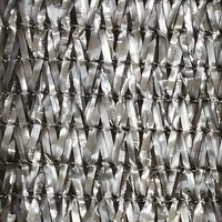 Filet d'ombrage en aluminium à haute résistance, taux d'ombrage élevé à 90 degrés pour serre agricole à effet de serre