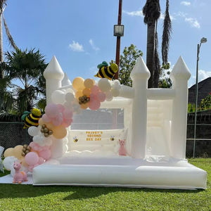 WINSUN mini gonflable blanc gonflable pour la fête d'enfants videur pas cher avec ventilateur meilleur <span class=keywords><strong>prix</strong></span> château gonflable de mariage blanc à vendre - Product Image 3