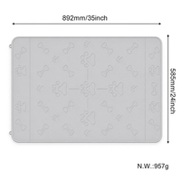 Plateau de propreté pour l'entraînement des animaux de compagnie, en silicone anti-fuite, pour chiens