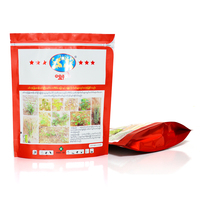 Sacs d'emballage refermables et étanches pour graines agricoles, laminés en aluminium, thermoscellables, pochettes verticales à fermeture éclair