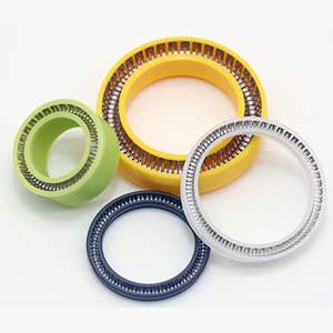 PTFE สปริงแรงเสียดทานต่ำ upe เพลาหมุนเครื่องจ่ายซีลแหวน - Product Image 1