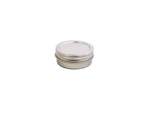 OEM <strong>Silver</strong> Round 1oz Tin Can With Screw Lid