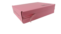 Boîtes carrées personnalisées en carton ondulé, matériaux recyclés, finition brillante ou mate, pelliculage UV, gaufrage, fermeture éclair, déchirable