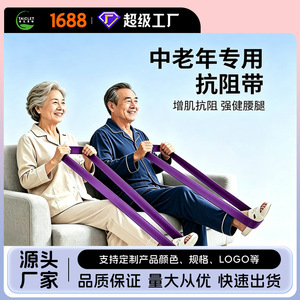 Bandes de résistance Teclet de force moyenne pour les exercices du dos et de la taille chez les personnes d'âge moyen et les personnes âgées, avec tensionneur élastique - Product Image 5