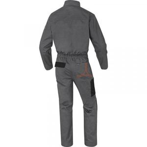 DELTA PLUS - M2CZ3GO3X Mach2 salopette de travail gris-orange en polyester/coton avec double fermeture éclair-salopette de travail EAN 3295249253776 - Product Image 2