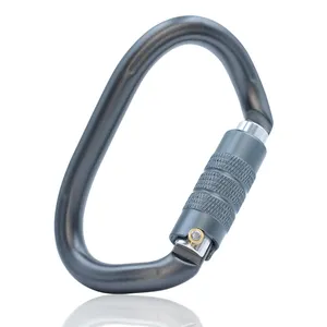 JRSGS SGM7132TN Twisted Carabiner 7075 Aluminum Carabiner Light Climbing Safety Snap Hook