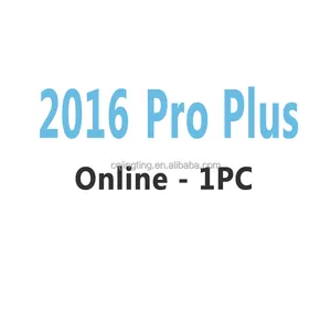 정품 2016 전문가 플러스 키 소매 100% 온라인 활성화 2016 프로 플러스 키 1 PC 알리 채팅 페이지로 보내기