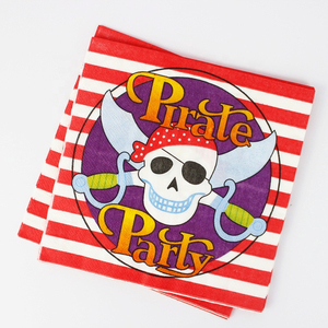 Vaisselle de fête <span class=keywords><strong>pirate</strong></span> gobelets en papier jetables serviettes assiettes à dîner pour enfants anniversaire <span class=keywords><strong>Pirate</strong></span> vaisselle ensemble faveurs de fête - Product Image 4
